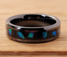 Load image into Gallery viewer, The &quot;Blue Meets Black&quot; Ring
