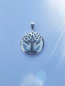Sterling Sliver Tree of Life Cremation Memorial Pendant