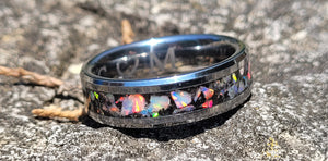 Custom Ring Made from Sentimental Dirt