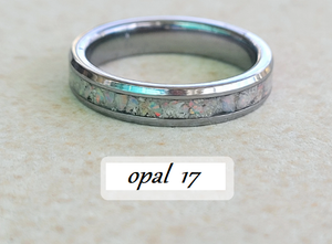 The Taz Opal and Ash Memorial Ring