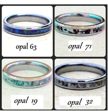 Load image into Gallery viewer, The Taz Opal and Ash Memorial Ring
